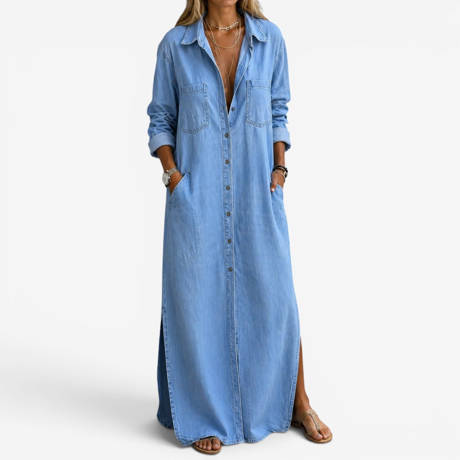 Robe chemise longue Danaera™