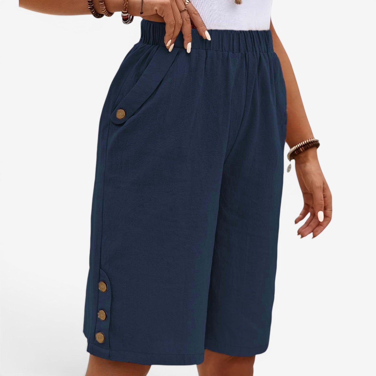 Pantalon Capri en Lin Gianne™