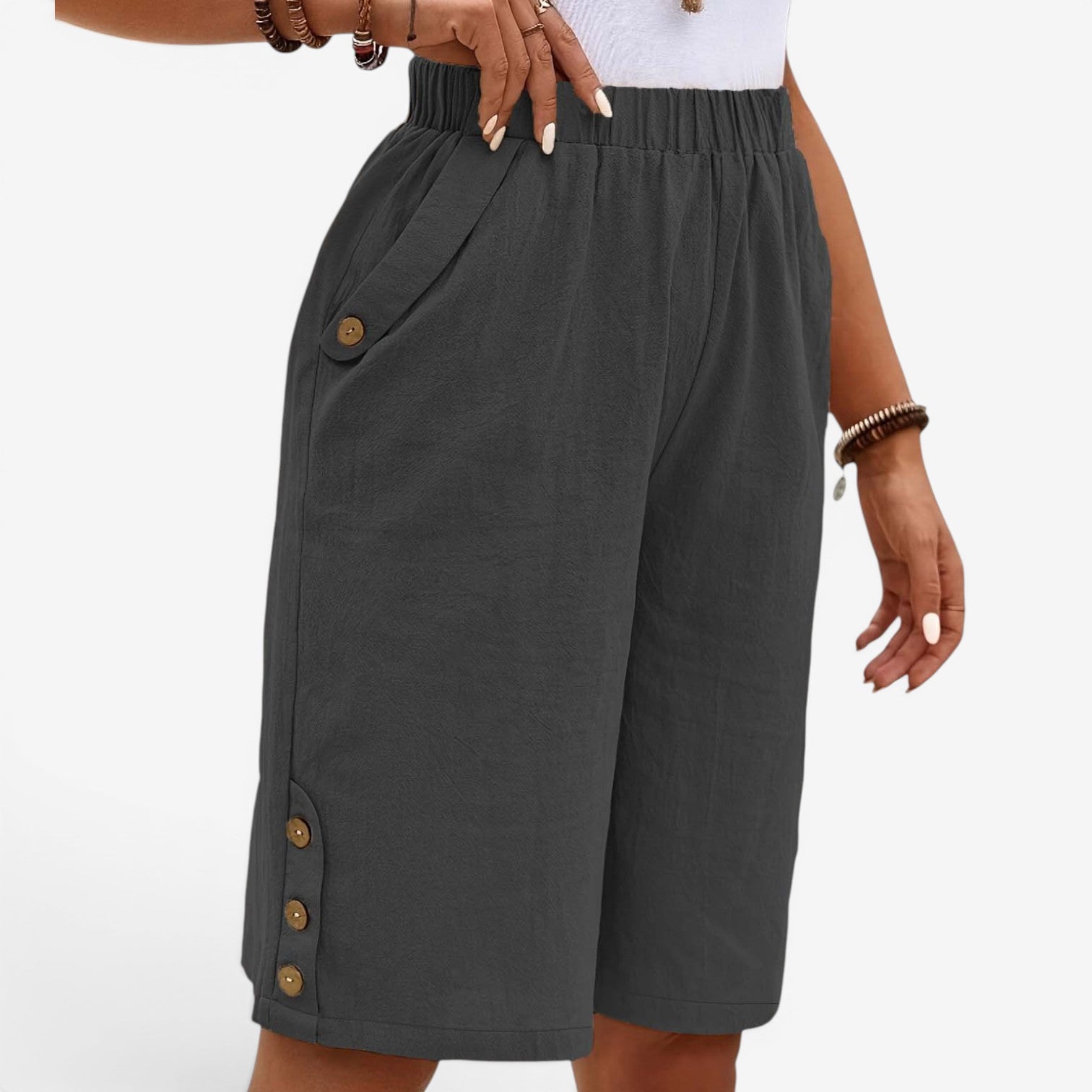 Pantalon Capri en Lin Gianne™