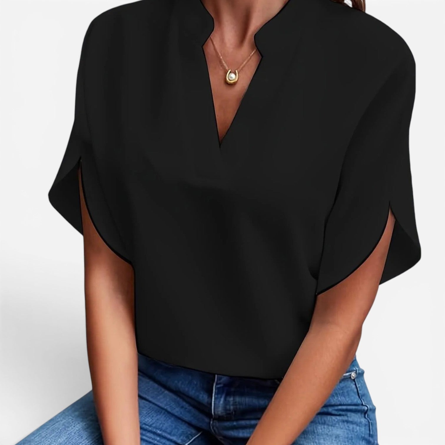 Jewel™ Blouse à encolure en V