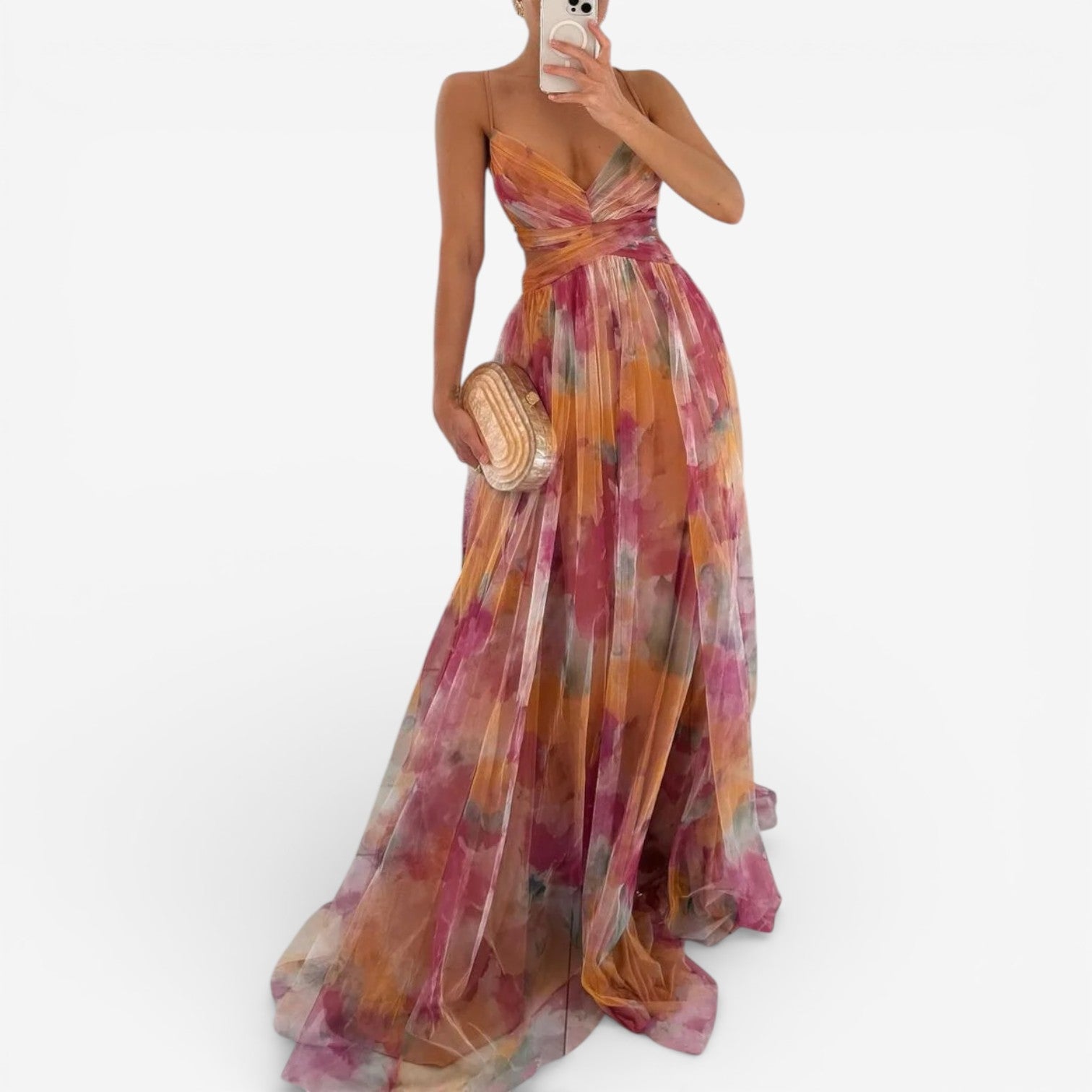 Hilda™ Robe maxi florale style