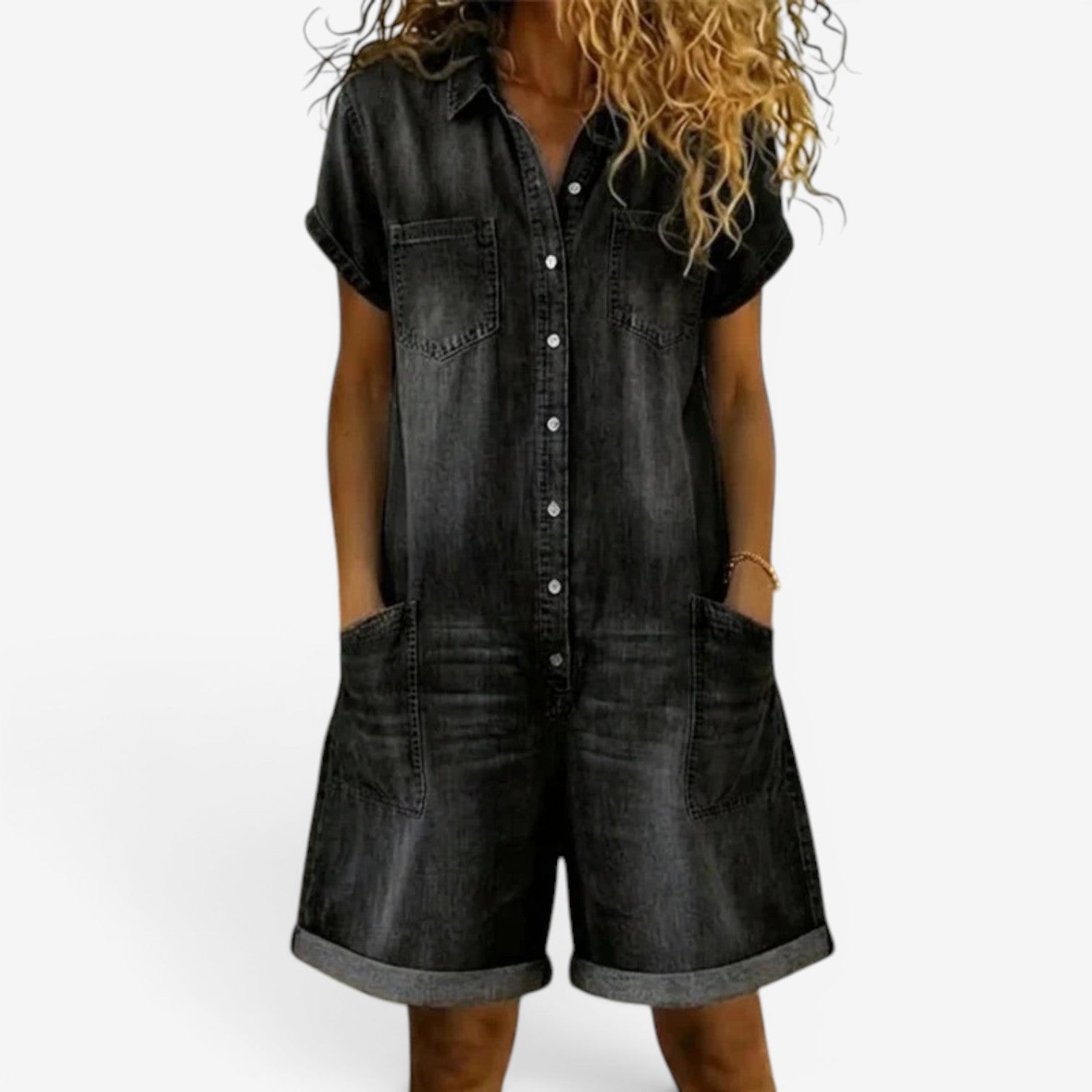 Isabella™ Tuta courte en jeans
