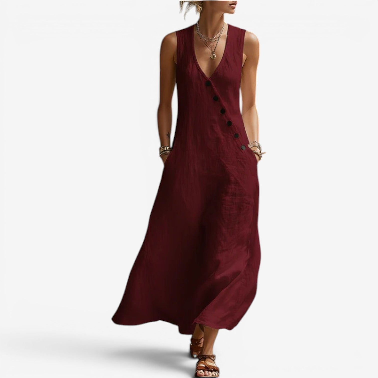 Robe longue sans manches Jannah™