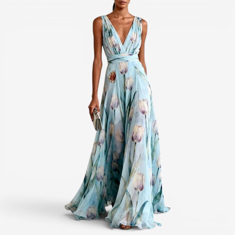 Sue™ Robe longue à fleurs