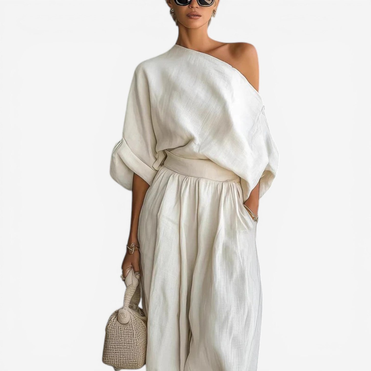 Jessica™ Ein-schulter-jumpsuit
