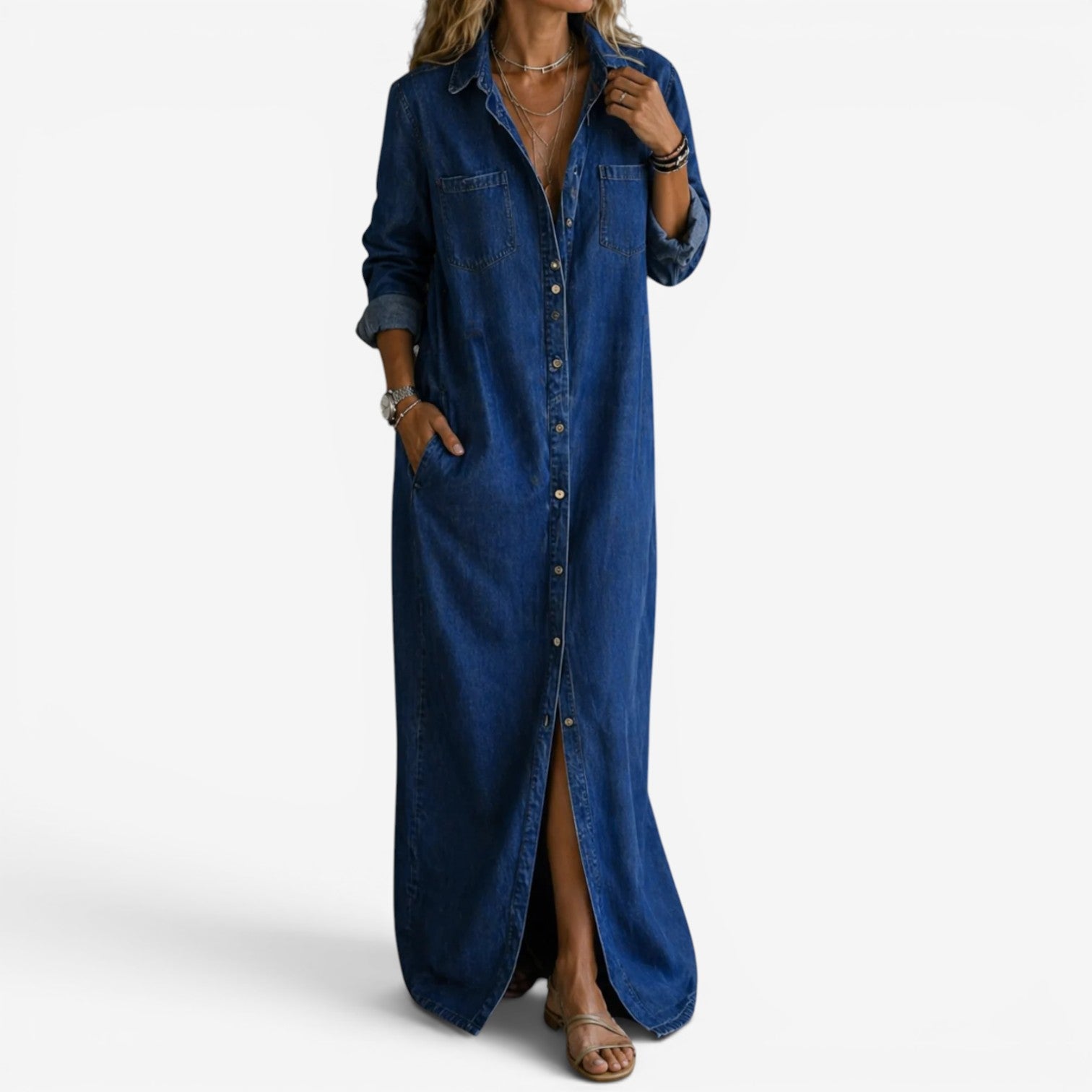 Robe chemise longue Danaera™