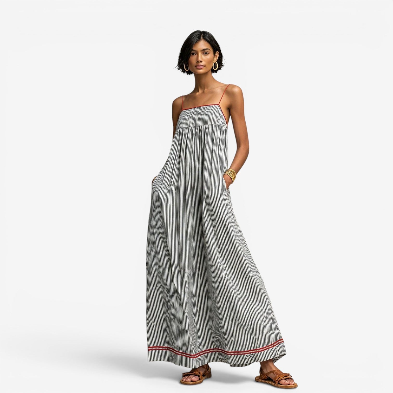Pressa™ Robe longue à rayures