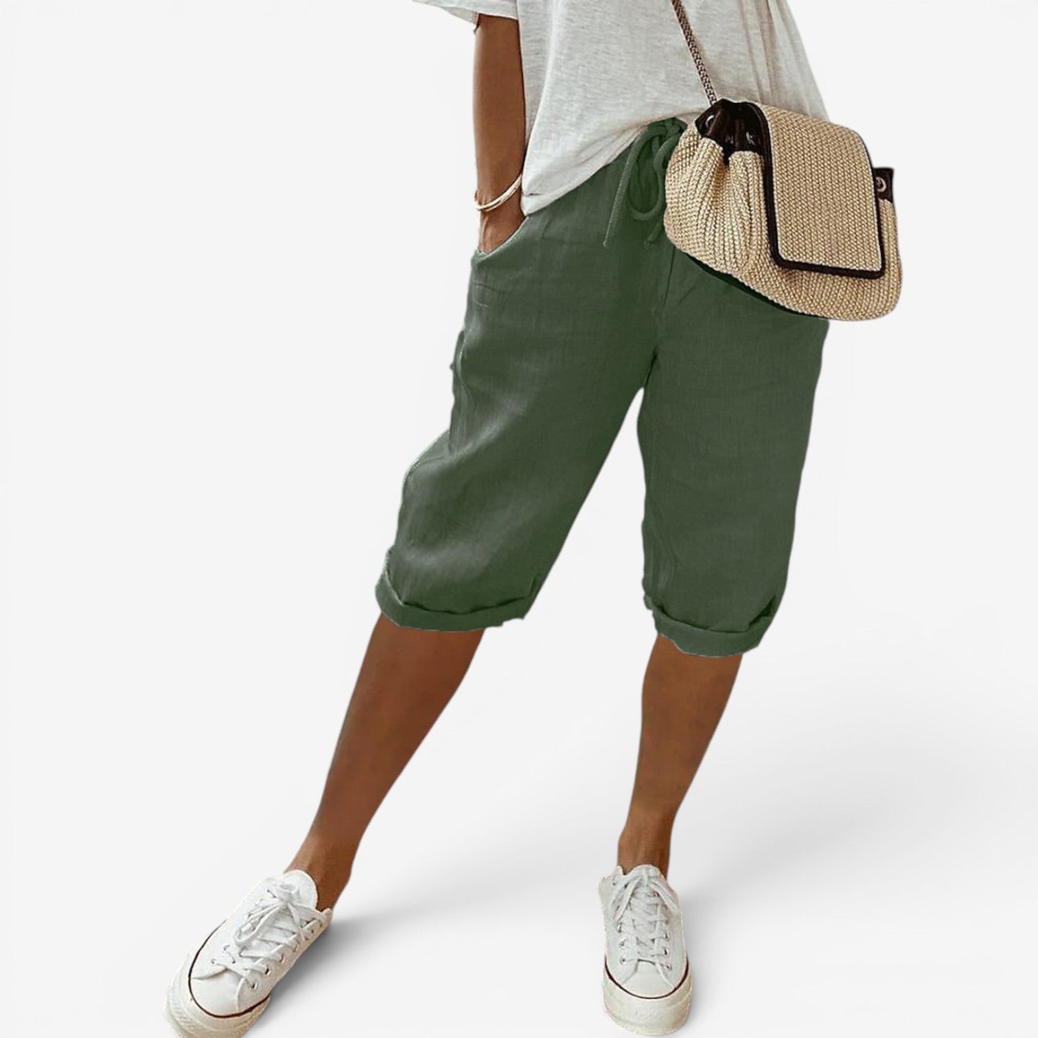 Danieli™ Short capri décontracté