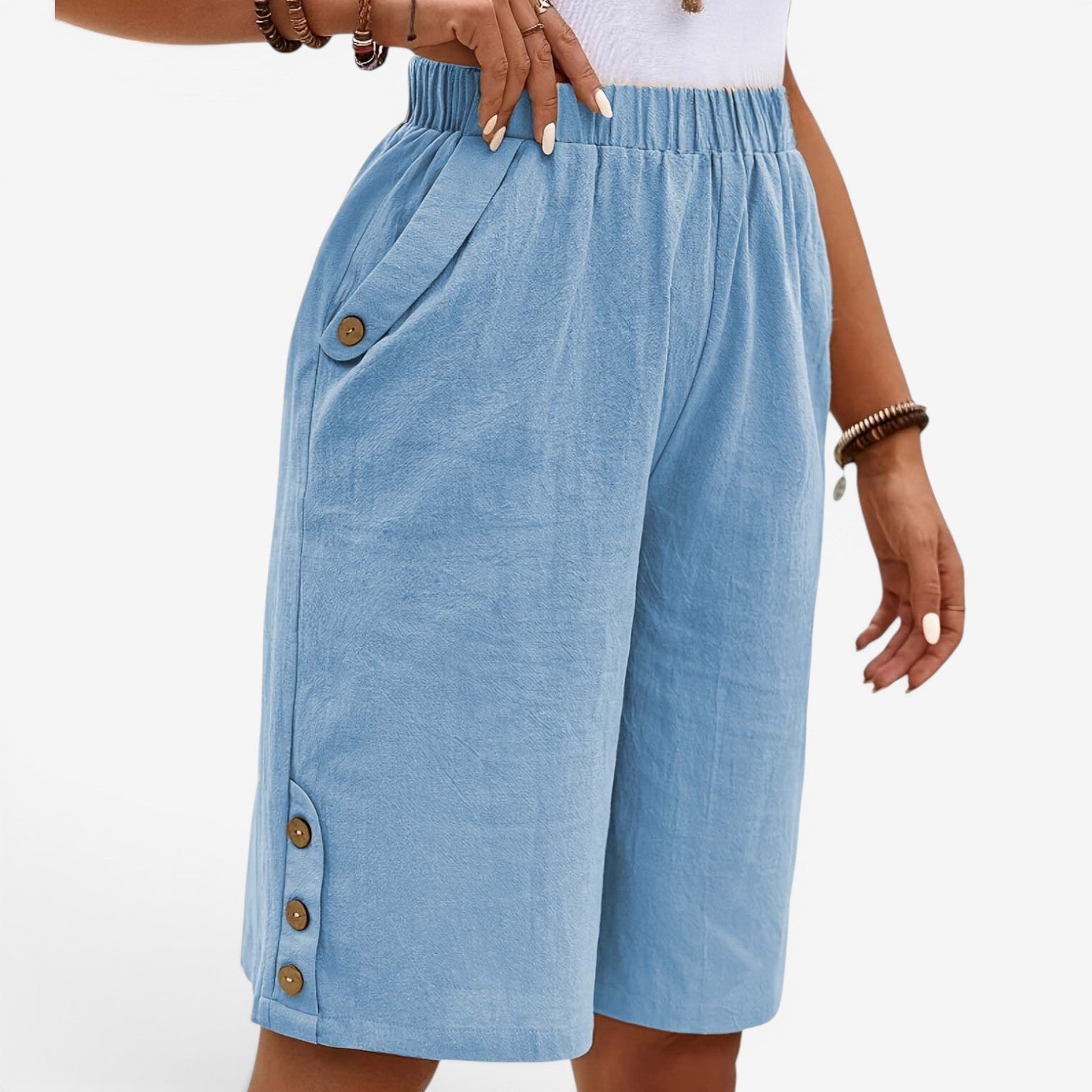 Pantalon Capri en Lin Gianne™