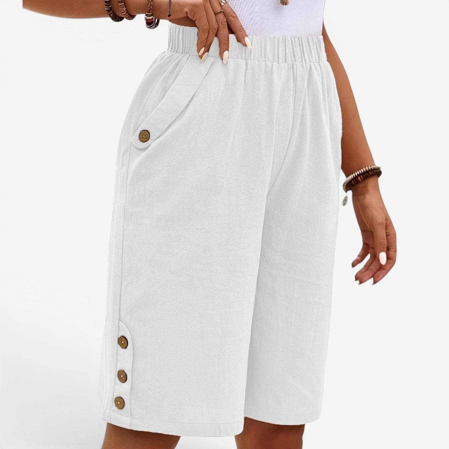 Pantalon Capri en Lin Gianne™