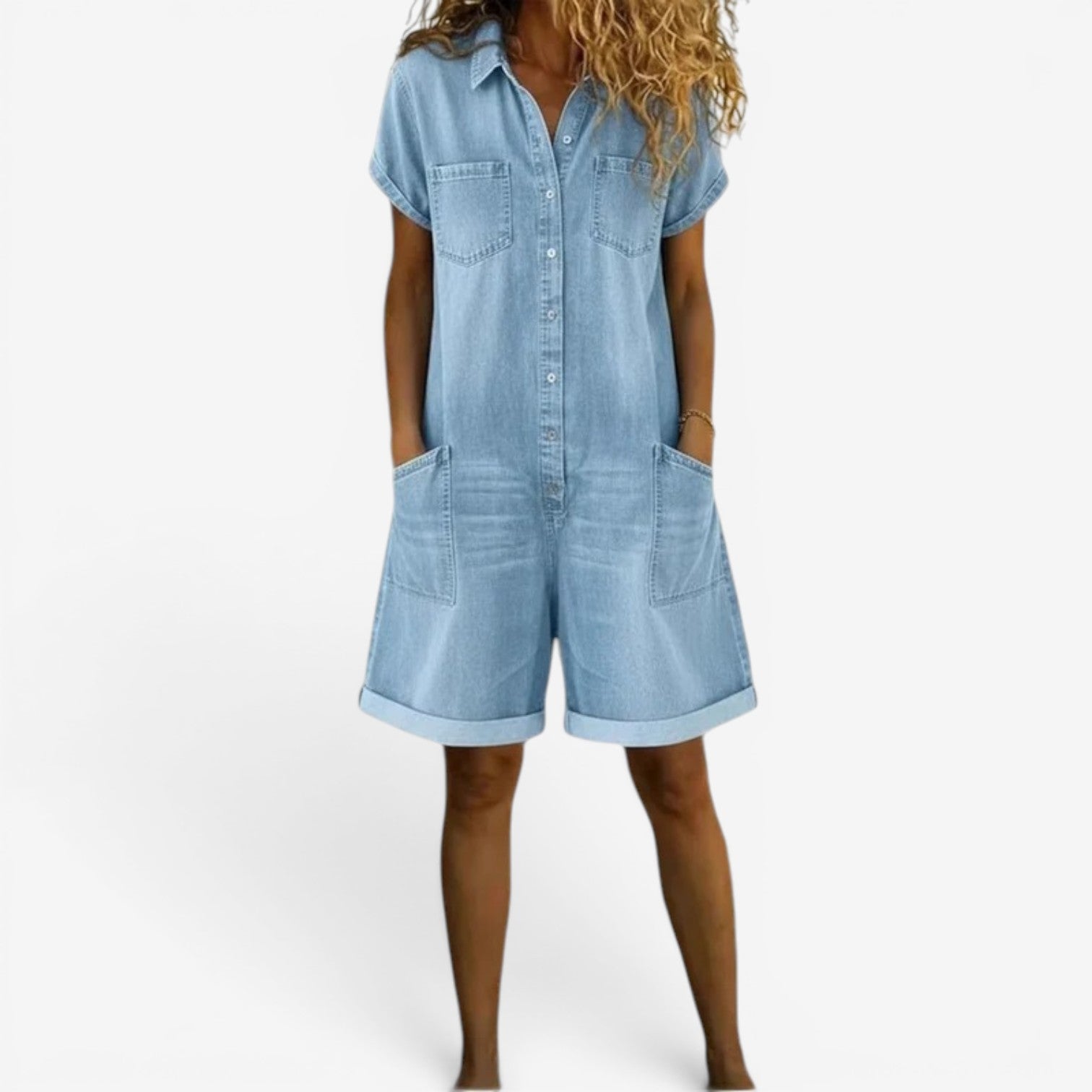Isabella™ Tuta courte en jeans