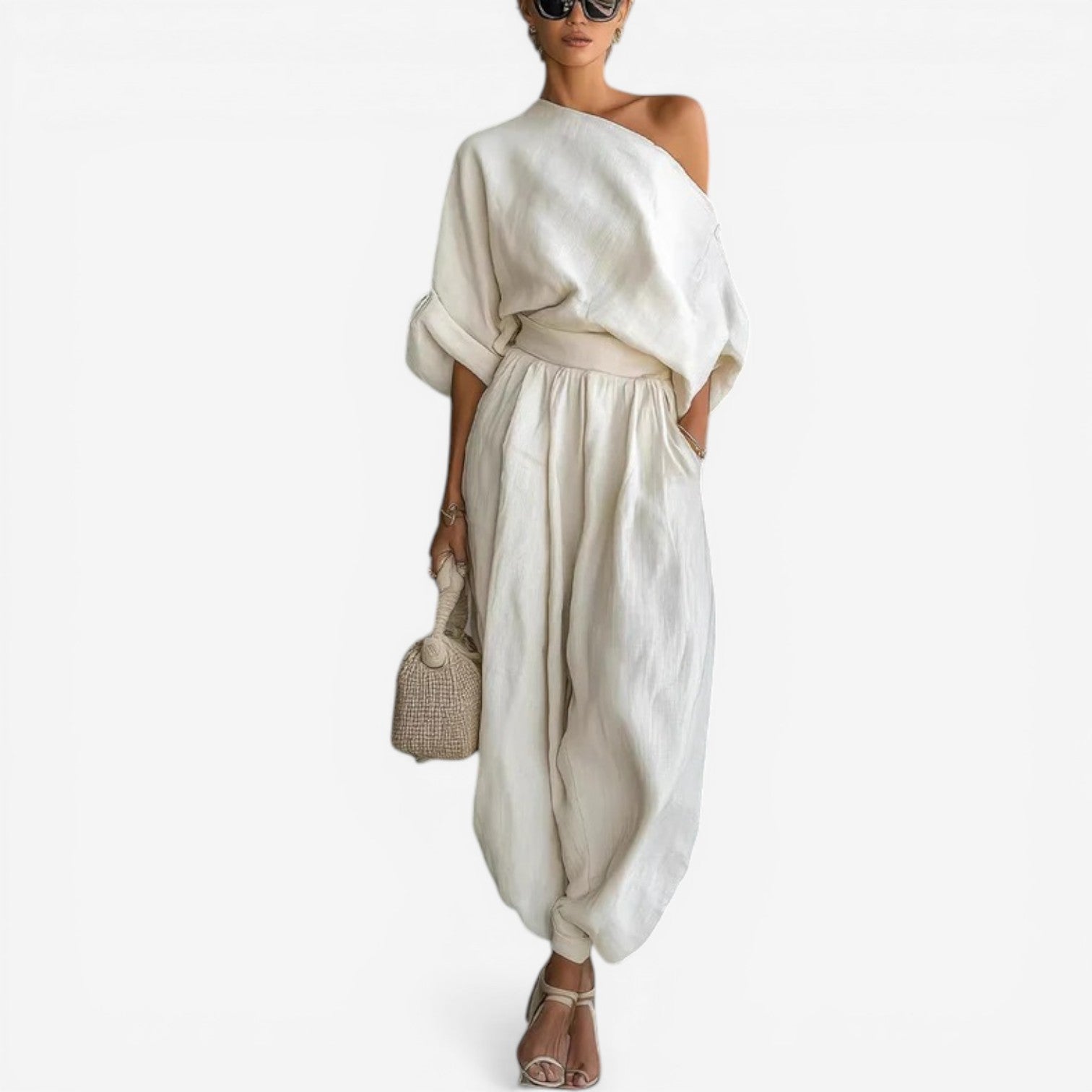 Jessica™ Ein-schulter-jumpsuit
