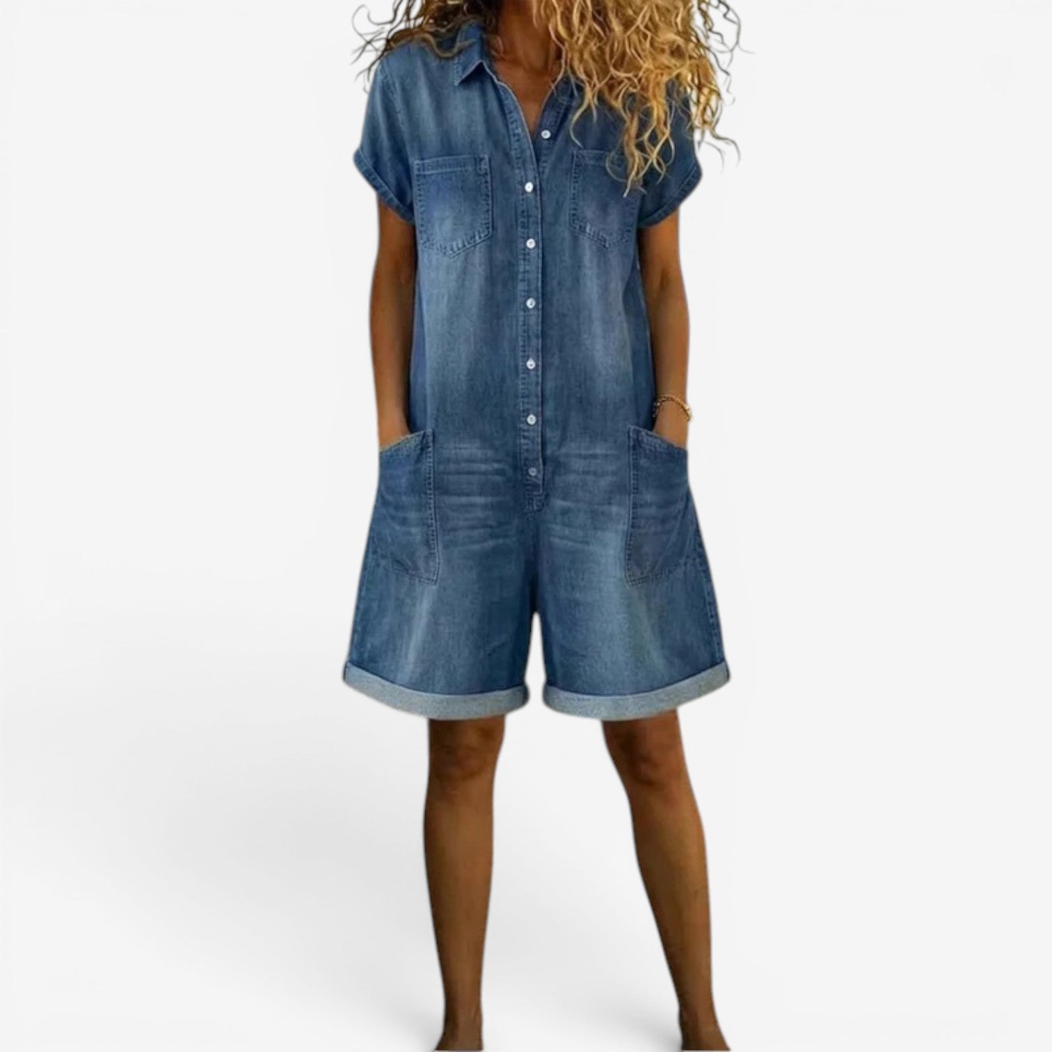 Isabella™ Tuta courte en jeans